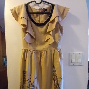 Yumi NYC skyline dress Small